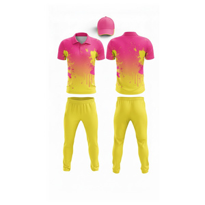 Tissu en maille pour uniforme de cricket à sublimation haute performance |   Tenue complète d'équipe de cricket pour hommes, femmes et jeunes : polo et pantalon - Product Image 1
