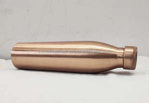 Botella de agua de cobre auténtica, fábrica para suministro directo de yoga, gimnasio, oficina o viaje, duradera y elegante con alcance global - Product Image 2