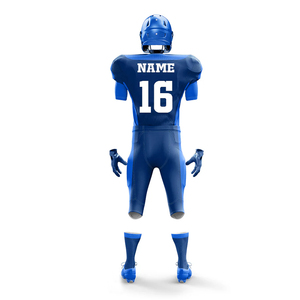 full customized Color Blocking American Football Uniform Team Football Kit with Jersey Pants Breathable Polyester Sportswear - Product Image 3