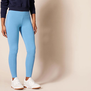 Womens Nylon-Spandex Blend <b>Workout</b> <b>Leggings</b> High-Waisted Gym Pants <b>with</b> <b>Pockets</b> Stretch Fitness Yoga Wear - Product Image 3