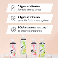 Lingtea Zero Sabor Limón Lima 500mL Bebida Hidratante Sin Azúcar Cero Calorías Bebida Electrolítica Recuperación Diaria Caja Hecho en Corea