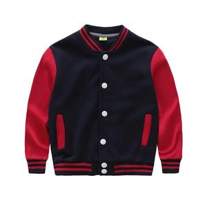 Blousons universitaires pour enfants avec manches en cuir, blousons bomber Letterman, vente en gros, blousons de baseball vierges pour garçons et enfants - Product Image 6