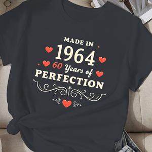 เสื้อยืดผู้หญิงมีความสมบูรณ์แบบใน1964ดีไซน์วินเทจ - Product Image 2