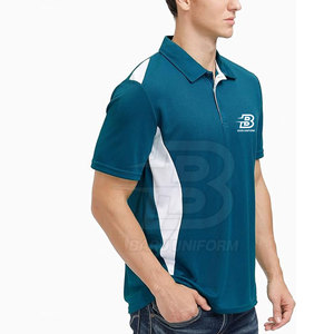 Polos pour hommes de haute qualité, couleur personnalisée, coupe ajustée, polos pour hommes avec logo personnalisé - Product Image 3