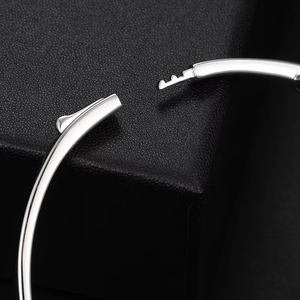 Bracelet jonc de luxe en or 14K, maillons ancre, serti de diamants de laboratoire, style hip-hop, chaîne marine, pour hommes et femmes, bijoux fins - Product Image 4