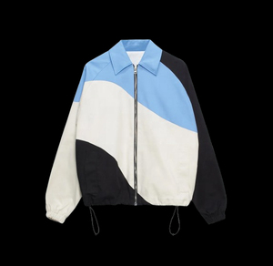 Chaqueta cortavientos anorak transpirable con cierre de cremallera para mujer, con logotipo personalizado, forro de malla impermeable de nailon y poliéster, chaqueta informal. - Product Image 5