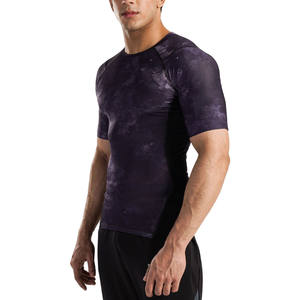 Camiseta Deportiva de Compresión Transpirable Estampada para Hombre, OEM ODM, Personalizada, al por Mayor, de Manga Larga, para Gimnasio, Fitness, Deportes, Running, Entrenamiento - Product Image 2
