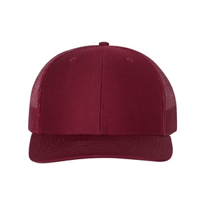 Gorra Trucker de Malla Precurvada de Algodón de Perfil Bajo de 6 Paneles de Alta Calidad Personalizada OEM con Cierre Ajustable y Bordado 3D Personalizado - Product Image 4