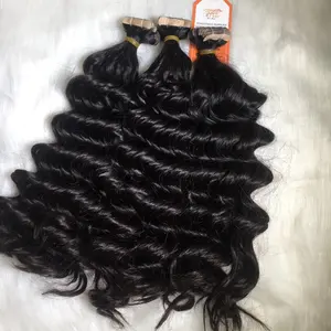 Tape In Hair Extension Natural Wavy Length From 8 to 34 Inches Hair Cuticle Aligned No Tangle No Shedding Best Wholesale Price