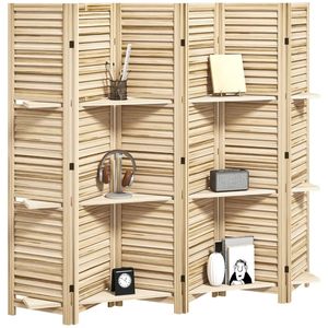 6 Biombos de Madera Natural y Separadores de Ambientes con Diseño que Ahorra Espacio - Product Image 6