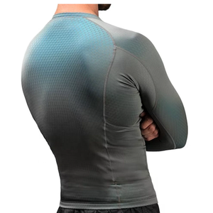 Rashguard pour homme adulte tendance, en polyester et élasthanne, manches longues, qualité supérieure, antibactérien, UPF50+, 220g - Product Image 2