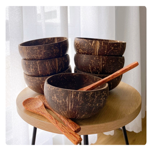 Tazón de Cáscara de Coco Natural Hecho a Mano, Ecológico, Apto para Alimentos, para Uso en la Cocina - Product Image 5