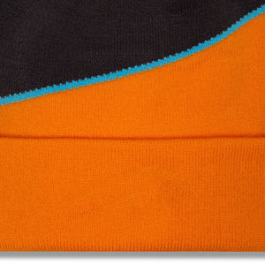 Gorros de punto de invierno de color sólido con logotipo personalizado, gorros de jacquard de buena calidad para adultos, gorro de jacquard con MOQ bajo. - Product Image 2