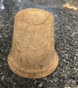 Pot en fibre de coco écologique disponible |   Pot de culture rond biodégradable pressé à chaud - Product Image 3