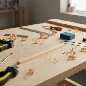 Listello di legno Ilan 10x40x860mm per lavori artigianali e progetti fai da te - Product Image 1