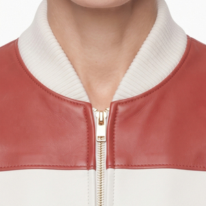 Women Fashion Leather Bomber <b>Jacket</b> Ladies Zip Up Leather Bomber <b>Jackets</b> <b>Slim</b> <b>Fit</b> Women Leather Bomber <b>Jacket</b> - Product Image 4