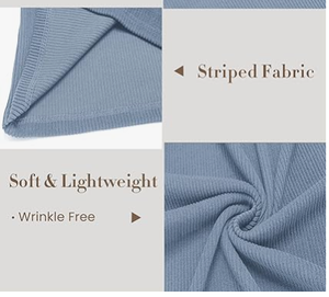 Chemise décontractée à manches longues pour homme, bleu clair, tricotée, couleur unie, col en V, manches longues, vêtement d'automne, tissu en coton, anti-boulochage - Product Image 3