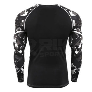 Rashguard de sublimation en tissu doux à séchage rapide, coupe extensible, pour sports nautiques et plage - Product Image 2