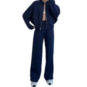 Conjuntos Deportivos Personalizados para Mujer, Estilo Urbano, Color Sólido, Alta Calidad, 100% Algodón, Transpirable, Ecológico, para Gimnasio, Deportes y Jogging - Product Image 5
