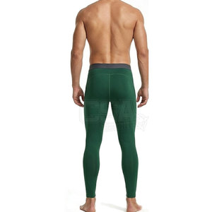 Leggings de compression pour hommes, tissu respirant à séchage rapide, conçus pour la course à pied et la performance sportive - Product Image 4