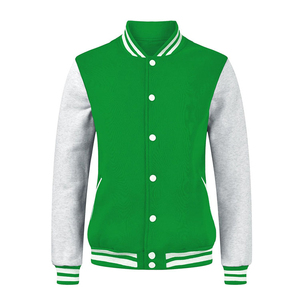 Customize Demand Soft Fabric Casual Wear <b>Men</b> Varsity Jacket 100% Polyester Breathable Streetwear Winter Trending Different Color - Product Image 4
