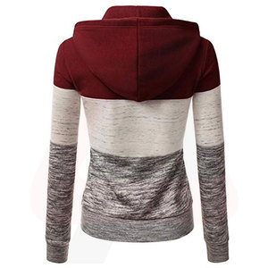 Sudaderas con capucha y cremallera de 400g de la mejor calidad, teñidas, para mujer, diseño único, a la moda, transpirables. - Product Image 2