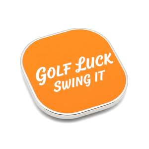 Marcador de Bola de Golf Portátil de 25mm, Impermeable, con Diseño de Herradura de la Suerte, Chapado en Oro y Esmaltado, con Logotipo Personalizado del Fabricante - Product Image 3