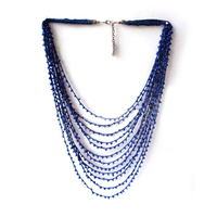 Collier en perles acryliques indiennes faites à la main Saffron Heritage, élégant, pour femmes, à porter en soirée, bijoux de qualité supérieure à prix de gros