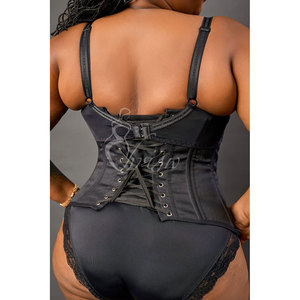 Corset de maintien en dentelle de luxe, soutien moyen, vente en gros, <span class=keywords><strong>grande</strong></span> <span class=keywords><strong>taille</strong></span>, post-opératoire, gaine sculptante intégrale, effet ventre plat - Product Image 4