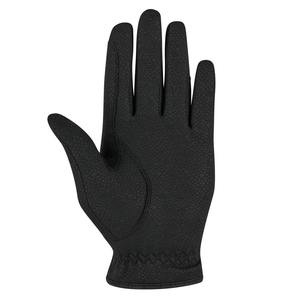 Gants d'équitation d'hiver de qualité supérieure en cuir de mouton respirant léger à doigts complets unisexe avec fermeture auto-agrippante pour la sécurité - Product Image 4