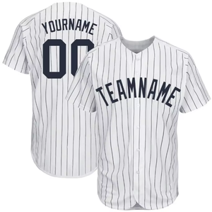 Camiseta de béisbol para mujer, camiseta de softbol a rayas, uniforme personalizado con nombre y número, ropa de equipo - Product Image 5