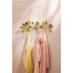 Gancho de Pared Floral Rústico de Hierro, Colgador Decorativo de Metal con Forma de Flor, Perchero de Pared para Abrigos y Sombreros |   Herrajes Decorativos para el Hogar Estilo Shabby Chic - Product Image 1