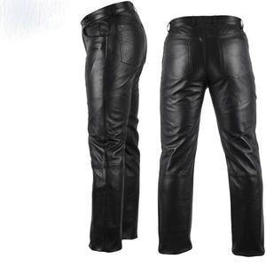 Pantalon en cuir sur mesure pour homme, prix de gros, avec logo personnalisé, design unique, qualité professionnelle supérieure. - Product Image 6