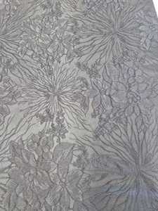 Abaya ผ้าซาตินแจ็คการ์ดสีดำเนื้อนุ่มสำหรับผู้หญิง100% เส้นด้ายพิเศษโพลีเอสเตอร์ (PN 043) สำหรับเสื้อผ้าที่สมบูรณ์แบบ - Product Image 2