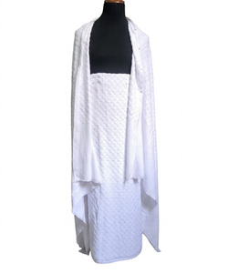 Serviettes Ihram jetables pour hommes avec boutons-pression Velcro, faciles à porter, écologiques, séchage rapide, respectueuses de la peau, ensemble de voyage 2 pièces pour Hajj et Omra - Product Image 1