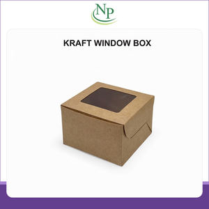 Widely Supplied Disposable Square Shape ITC Kraft Paper Boxes with Window Available in Bulk Quantity from Indian Manufacturer - Product Image 2