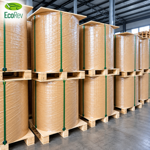 กระดาษคราฟท์สีน้ำตาล EcoRev รุ่น ECO39 ป้องกันการม้วนงอ ไม่เคลือบผิว รีไซเคิลได้ พิมพ์โลโก้ได้ตามต้องการ สำหรับบรรจุภัณฑ์อุตสาหกรรมและโลจิสติกส์ - Product Image 1