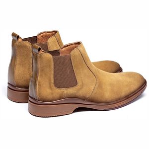 Nueva Tendencia en Zapatos Casuales de Negocios para Hombre, Cómodos, de Cuero Genuino Suave, con Punta Cuadrada, para Oficina y Bodas - Product Image 6