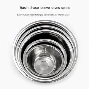 Bols à salade et à soupe modernes en acier inoxydable Bold Blossom – Résistants à la chaleur, compatibles lave-vaisselle, pour fêtes, repas, nouilles, légumes, vente en gros - Product Image 2