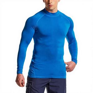 Men <b>Swim</b> Shirt Polyester Spandex Quick Dry Stretch Lightweight UV Protection Beach Custom OEM Private Label Factory Manufacturer - Product Image 1