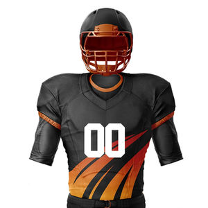 Conjunto de Uniforme de Fútbol Americano Personalizado de Manga Corta, Diseño 2026, Transpirable, Unisex, para Equipos - Product Image 4