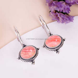 Pendiente de Plata de Ley 925, pendiente colgante de gota, pendiente hecho a mano, regalo de joyería de cumpleaños y San Valentín. - Product Image 4