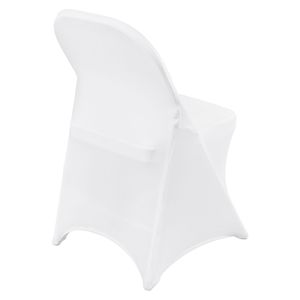 Coprisedie Universali in Spandex Pieghevoli, Metallizzati, Rimovibili, Lavabili, Protettivi, Elasticizzati per Matrimoni e Feste - Product Image 4