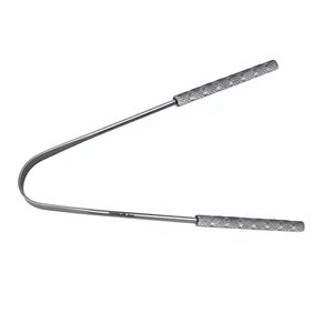 Nettoyeur de langue en acier inoxydable de 5 pouces, éliminateur de mauvaise haleine, outil d'hygiène buccale, outil de soins dentaires réutilisable - Product Image 6