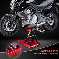 Plateforme de réparation de moto à vente chaude, 1100 lb, table de réparation, cric de paddock, support de levage à ciseaux pour moto, support de levage pour moto