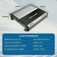 Amplificateur de puissance professionnel LA-2100 haute puissance 2 canaux pour performances audio en extérieur