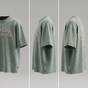 Camiseta Oversize Personalizada con Hombros Caídos, Lavado Vintage, Logotipo Bordado, Estilo Urbano, Algodón, Fabricante OEM ODM, Marca Privada, Top - Product Image 4