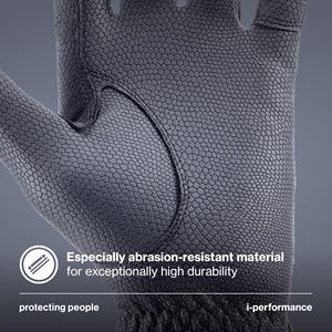 Gants d'équitation unisexes en cuir véritable de haute qualité, respirants, coupe ajustée, antidérapants, avec logo personnalisé OEM - Product Image 6
