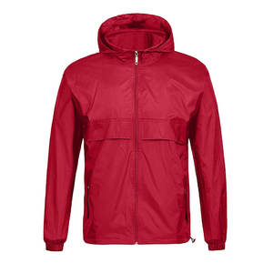 Durable Fabric <b>Windbreaker</b> Jacket <b>For</b> <b>Camping</b> Adventure Water Resistant Hooded Outdoor Clothing - Product Image 1