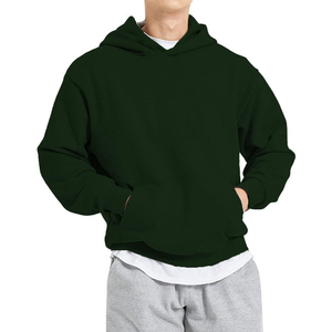 Sweat-shirts surdimensionnés en coton de haute qualité, en molleton épais, à épaules tombantes, unis et personnalisables pour hommes, en vente en ligne - Product Image 1